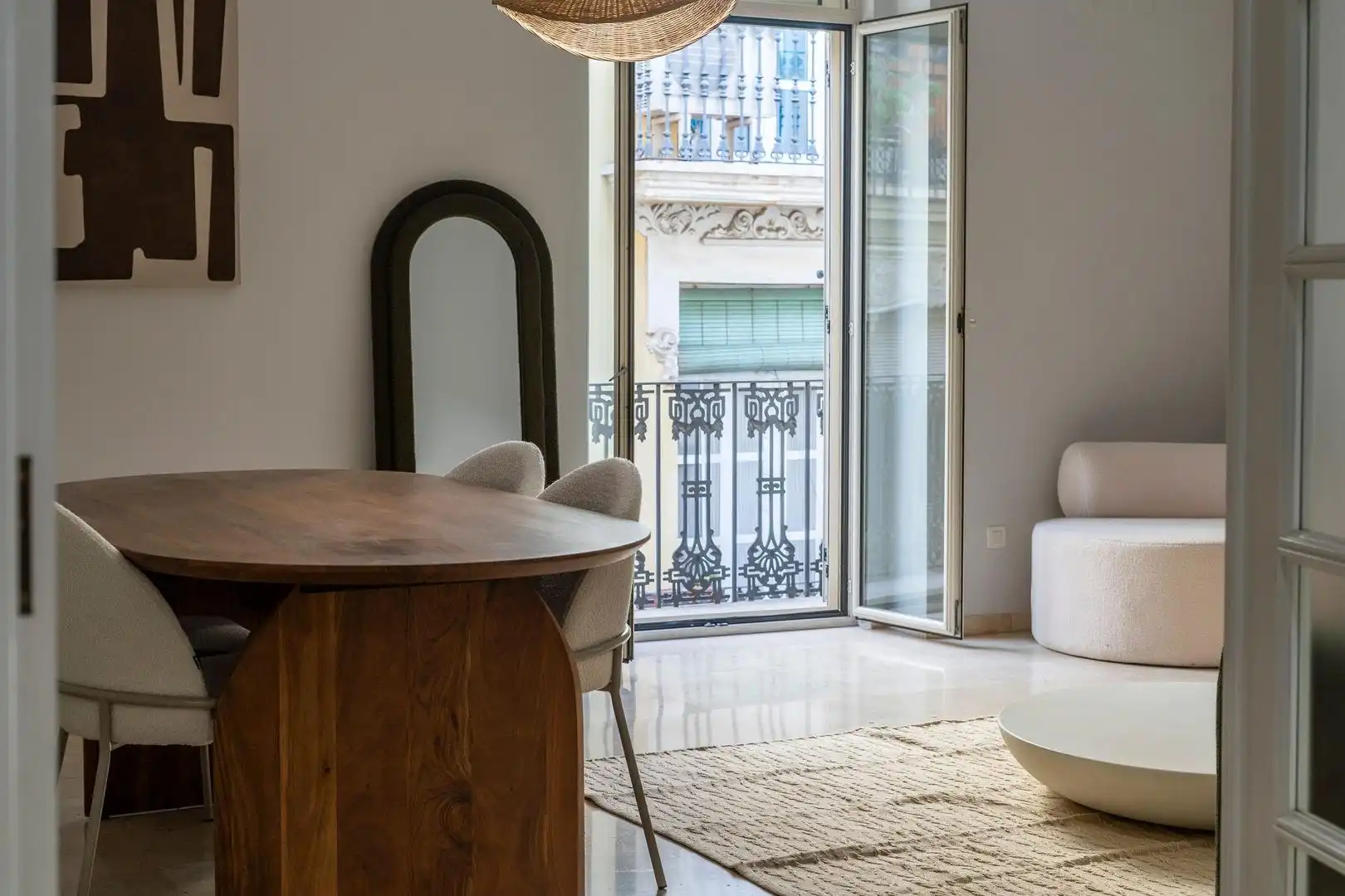 Sala de estar de Piso de alquiler en Valencia con Aire acondicionado, Calefacción y Amueblado