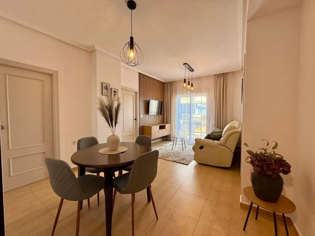 Sala de estar de Apartamento en venta en Guardamar del Segura con Aire acondicionado, Jardín privado y Terraza