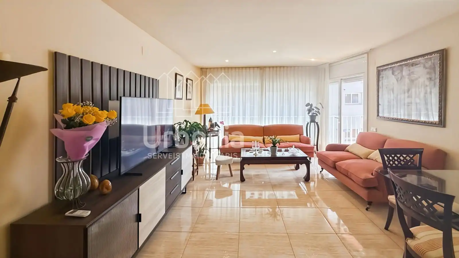 Sala de estar de Piso en venta en Blanes con Aire acondicionado, Calefacción y Terraza