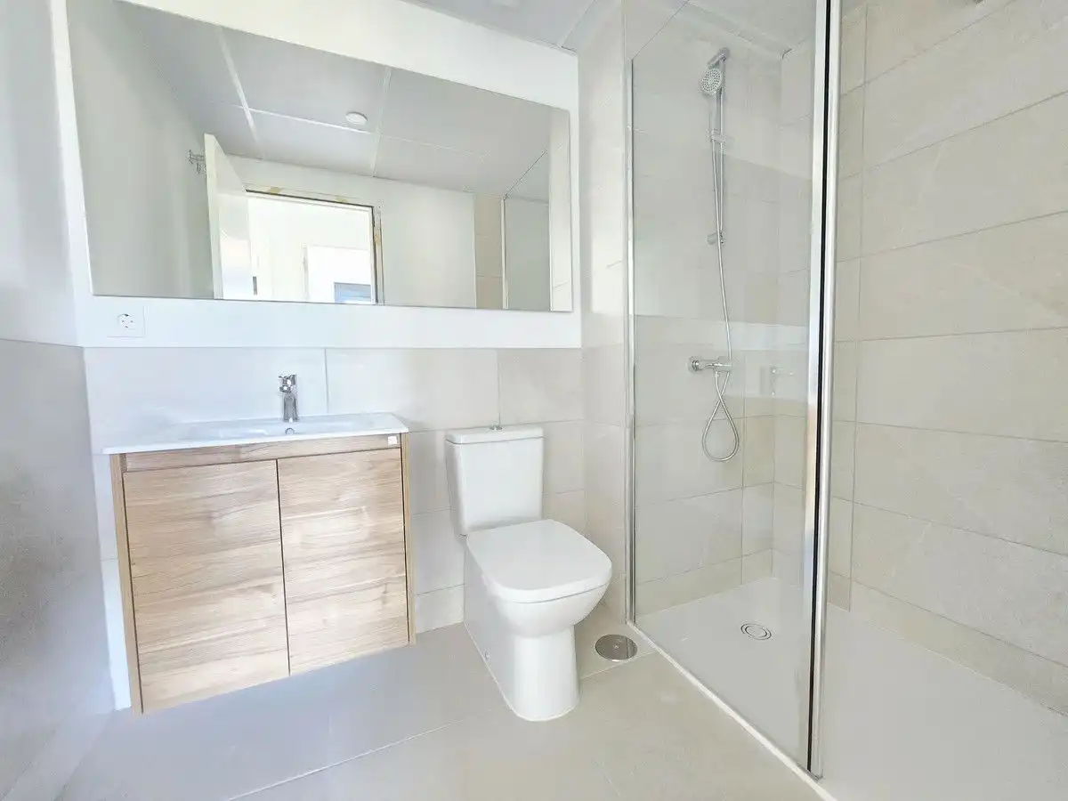 Bathroom of Apartments for rent in Mijas  with Air Conditioner, Heating and Terrace