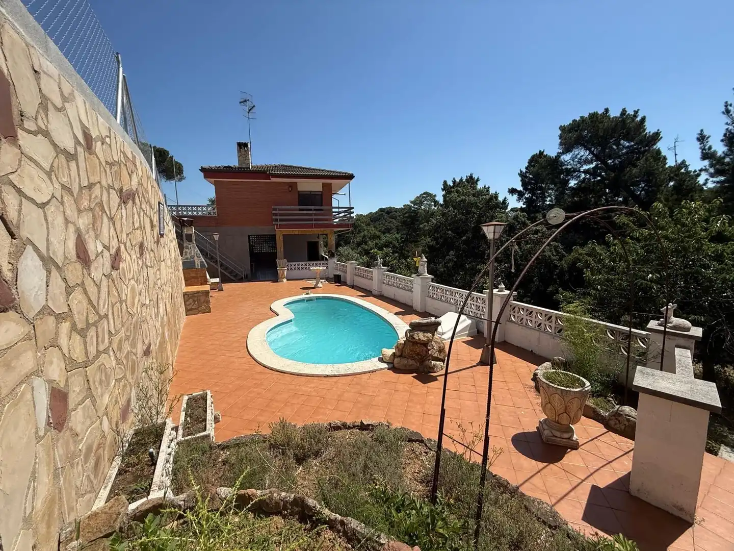 Piscina de Casa o xalet en venda en Vallgorguina amb Calefacció, Terrassa i Piscina