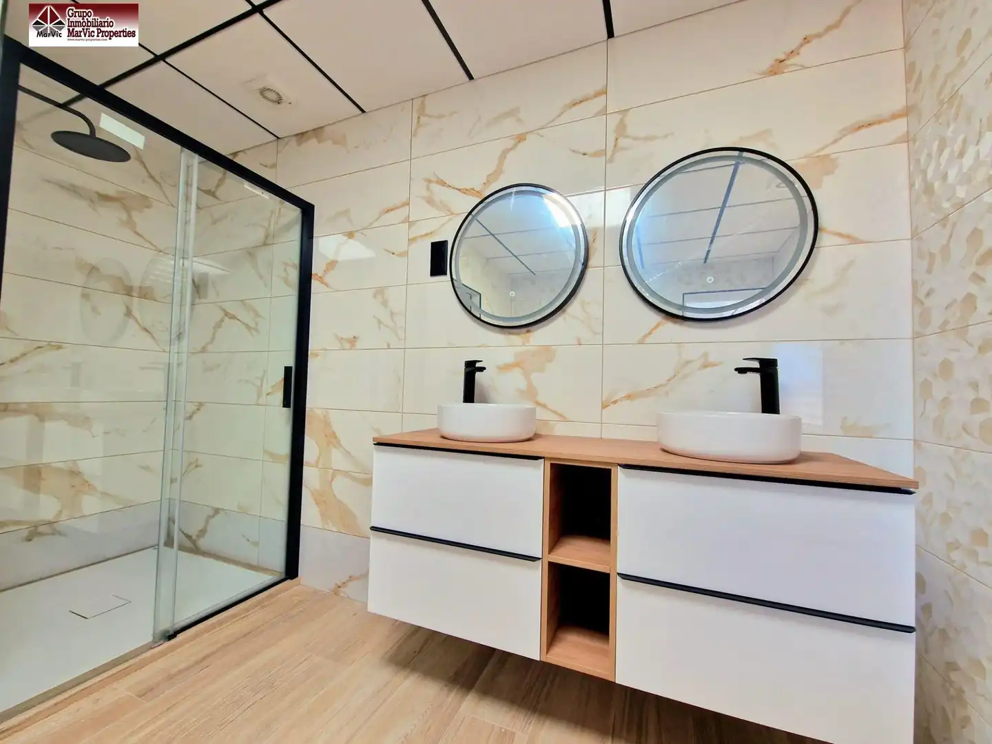 Baño de Casa o chalet en venta en La Nucia con Aire acondicionado, Calefacción y Jardín privado