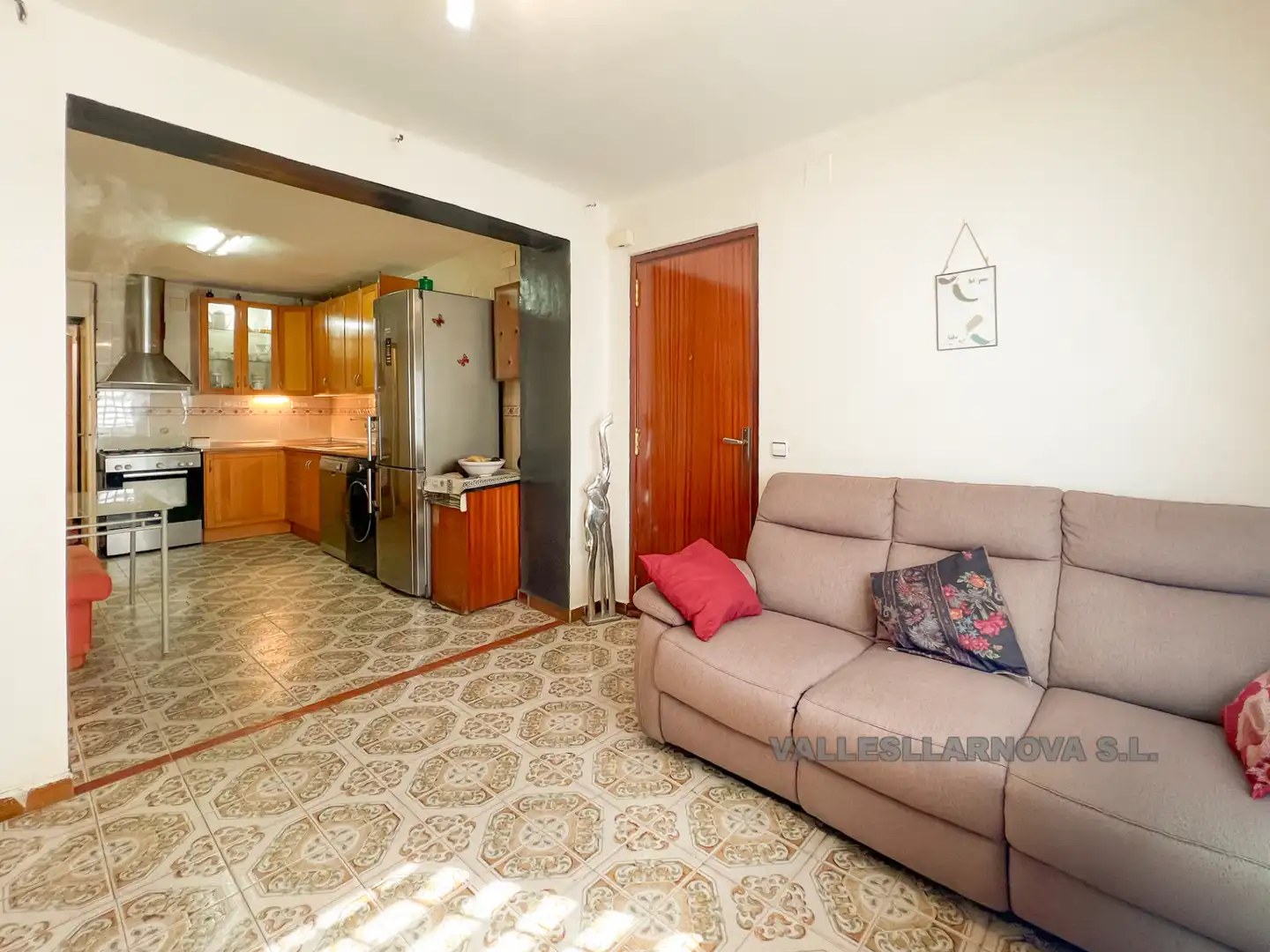 Living room of Flat for sale in Mollet del Vallès  with Parquet flooring and Balcony