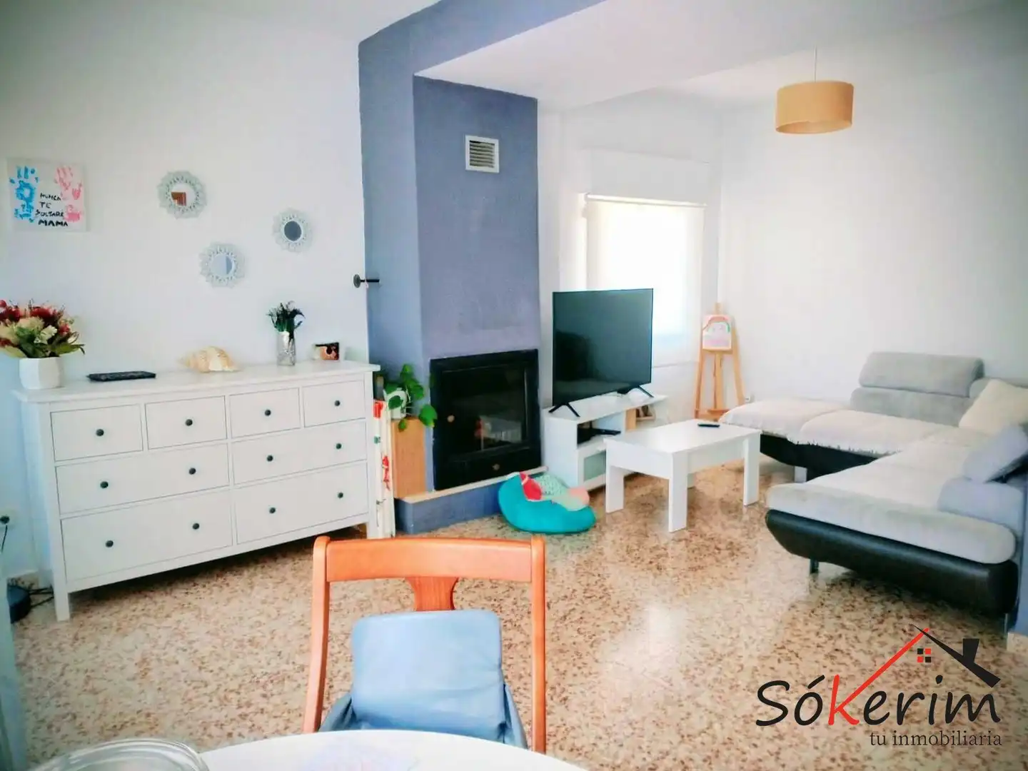 Living room of Houses for sale in Villajoyosa / La Vila Joiosa  with Air Conditioner, Heating and Private garden