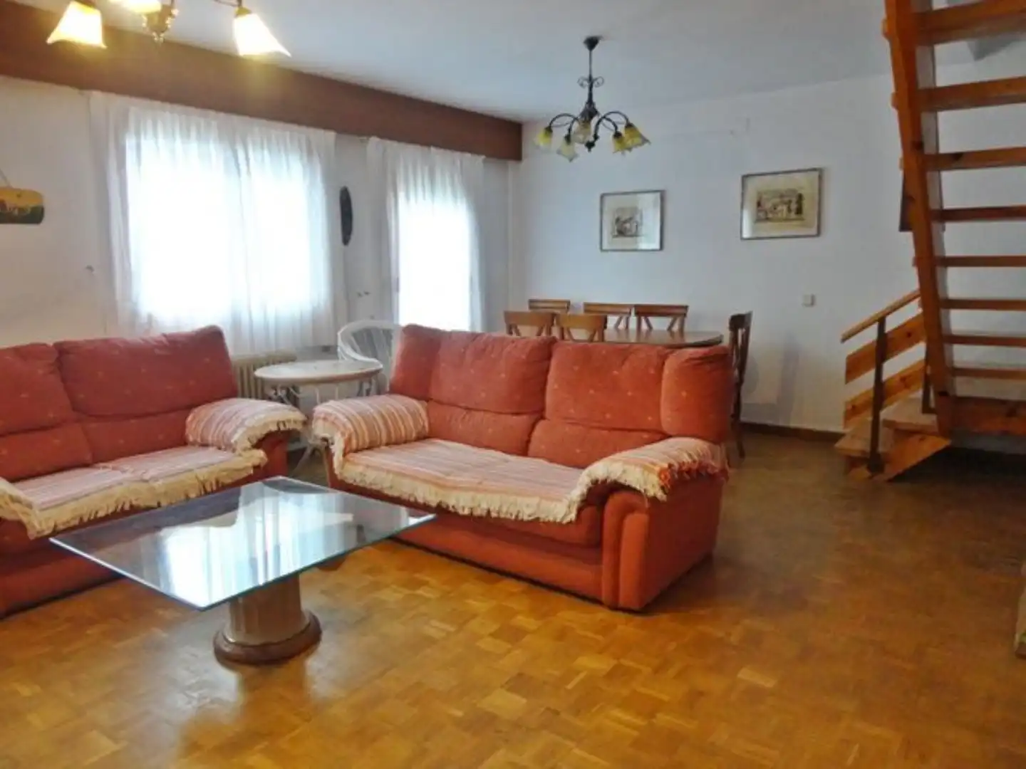 Living room of Houses for sale in Salas de los Infantes  with Heating and Private garden