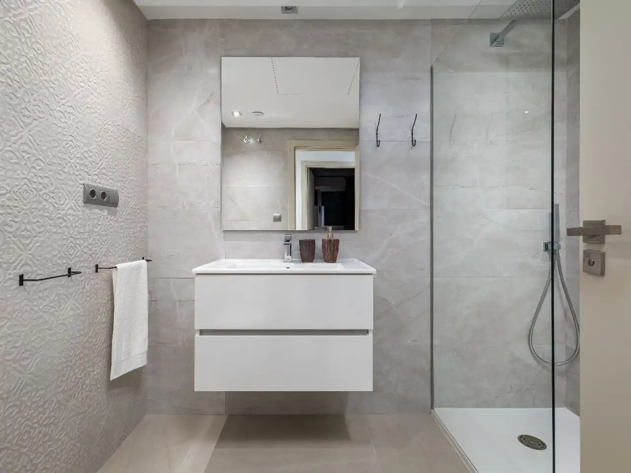 Baño de Apartamento en venta en Mijas con Aire acondicionado, Terraza y Balcón