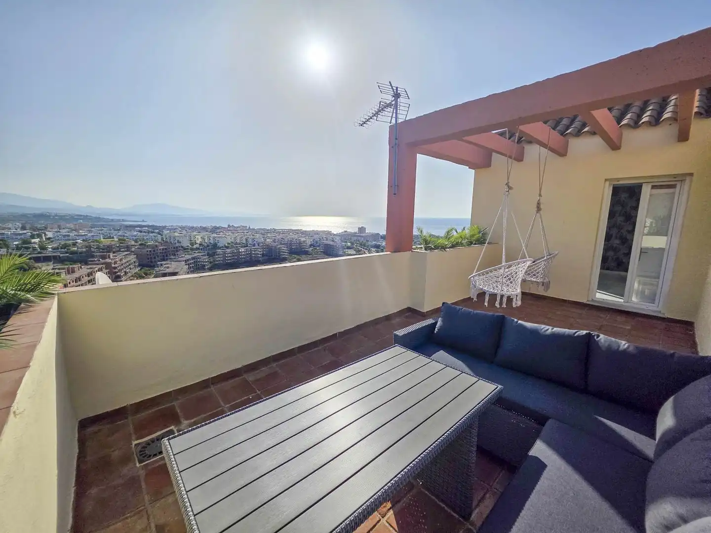 Terrace of Attic for sale in Manilva  with Air Conditioner, Terrace and Furnished