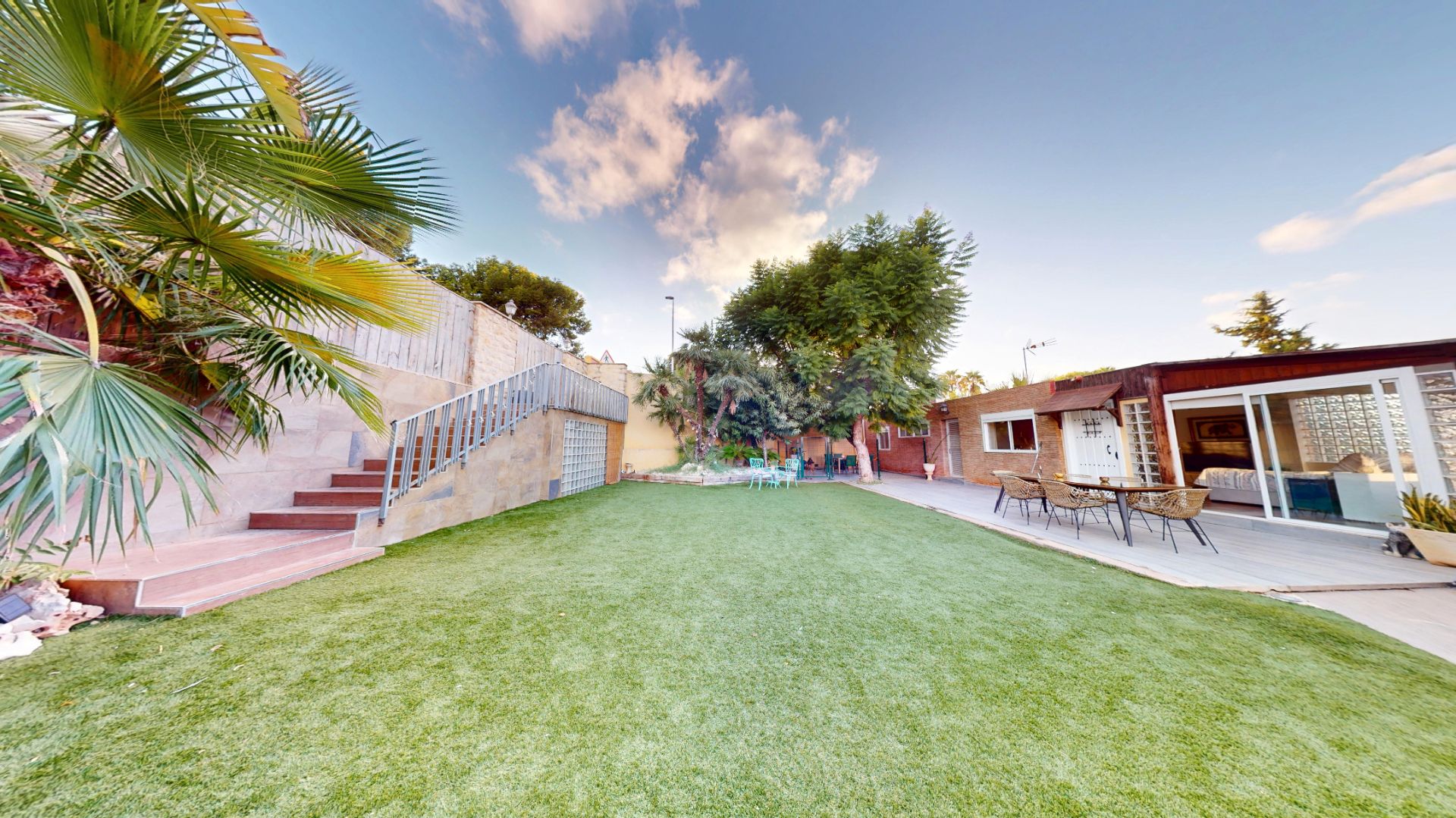 Garden of House or chalet to rent in Alicante / Alacant  with Air Conditioner, Private garden and Furnished