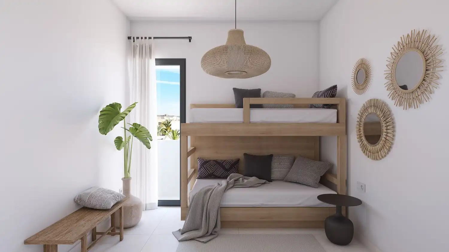 Bedroom of Flat for sale in Vera  with Air Conditioner, Terrace and Storage room