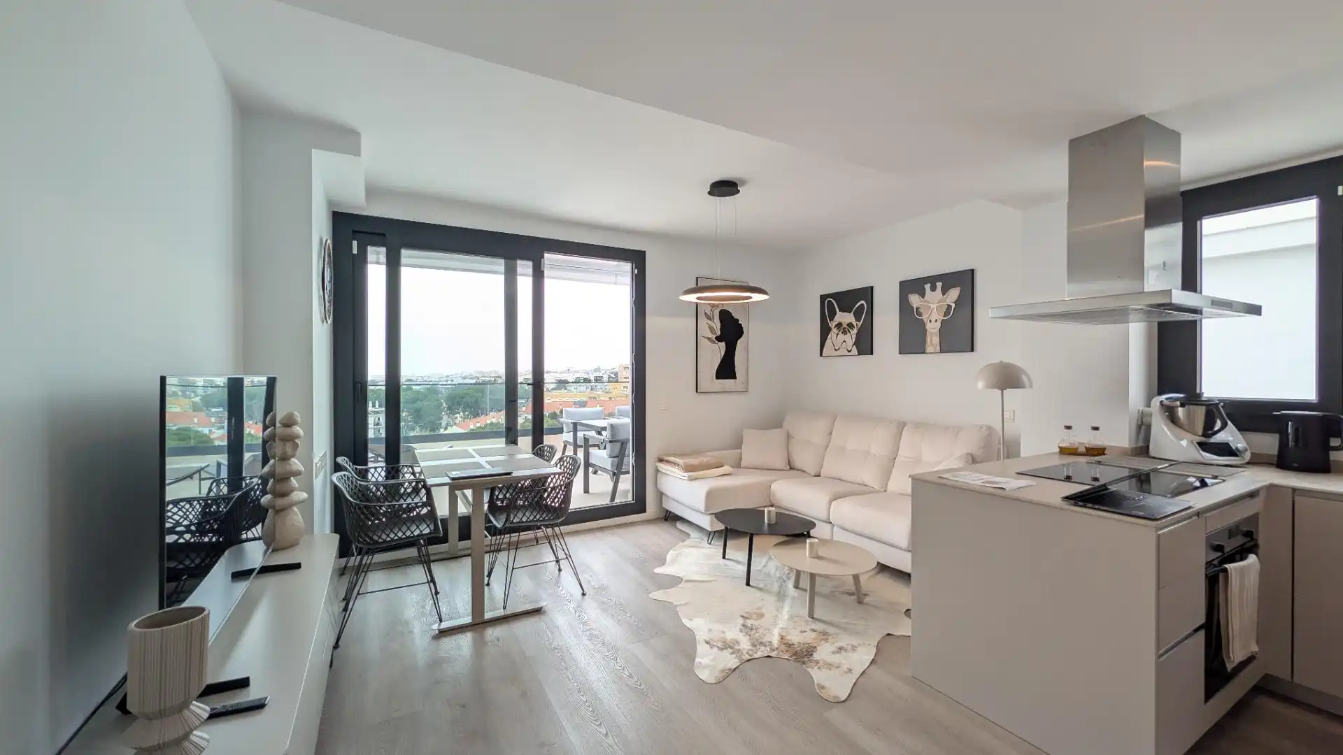 Wohnzimmer von Wohnung zur Miete in Torremolinos mit Klimaanlage, Terrasse und Abstellraum