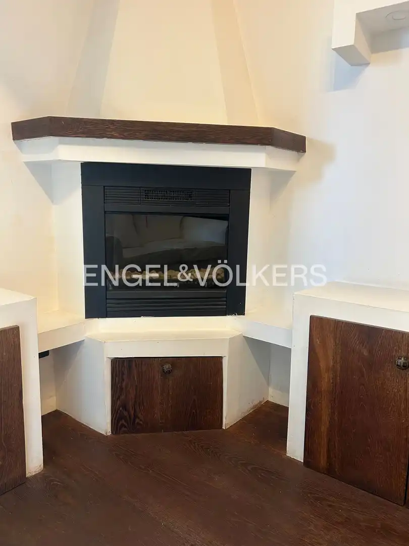 Sala de estar de Apartamento de alquiler en Sant Cugat del Vallès con Aire acondicionado, Calefacción y Parquet