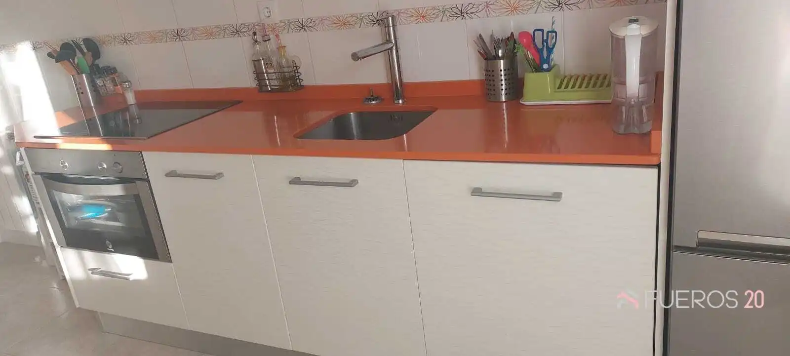 Küche von Wohnung zum Verkauf in Noja mit Heizung, Privatgarten und Terrasse