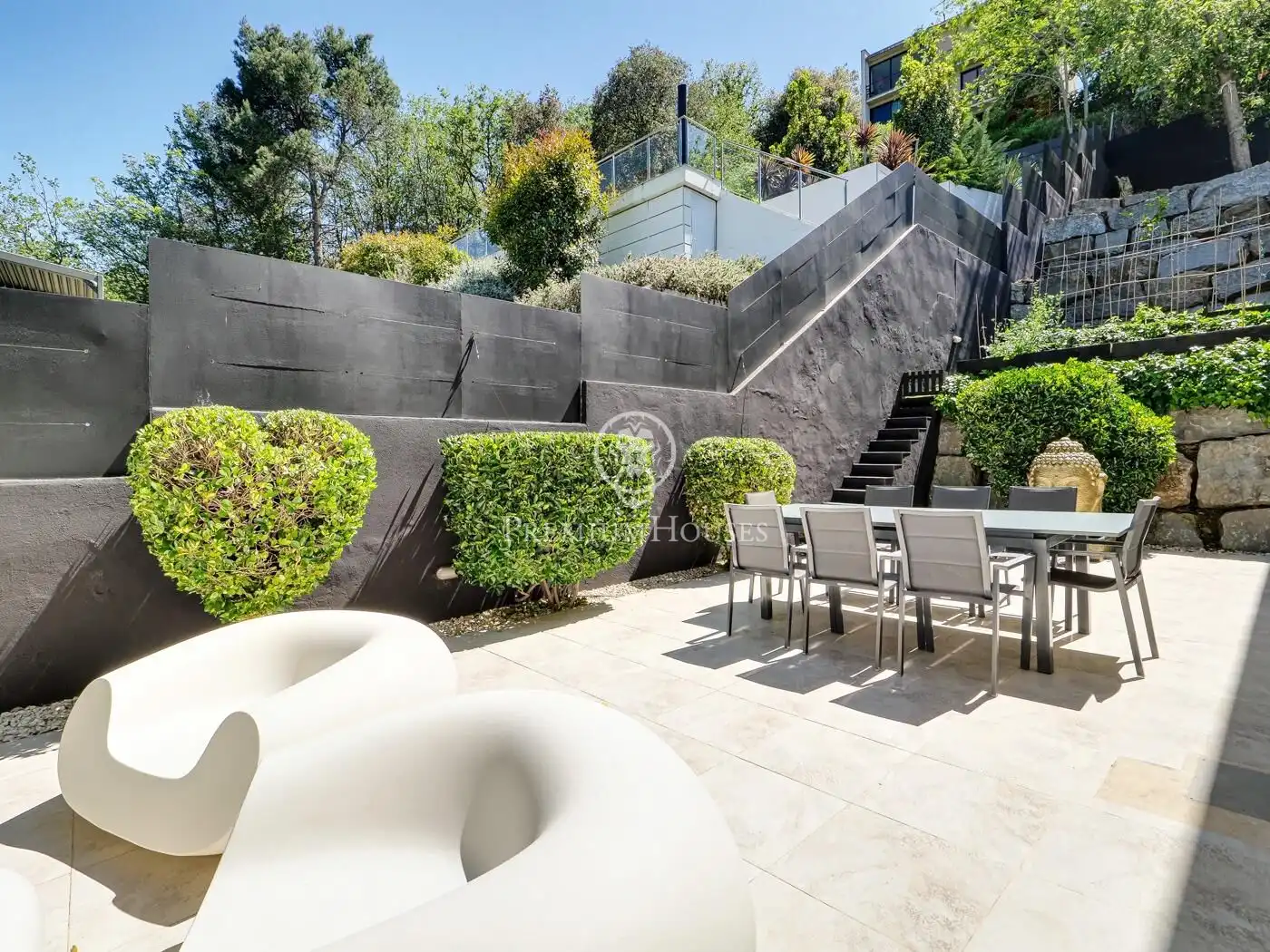 Terraza de Casa o chalet en venta en Barcelona con Aire acondicionado, Jardín privado y Terraza