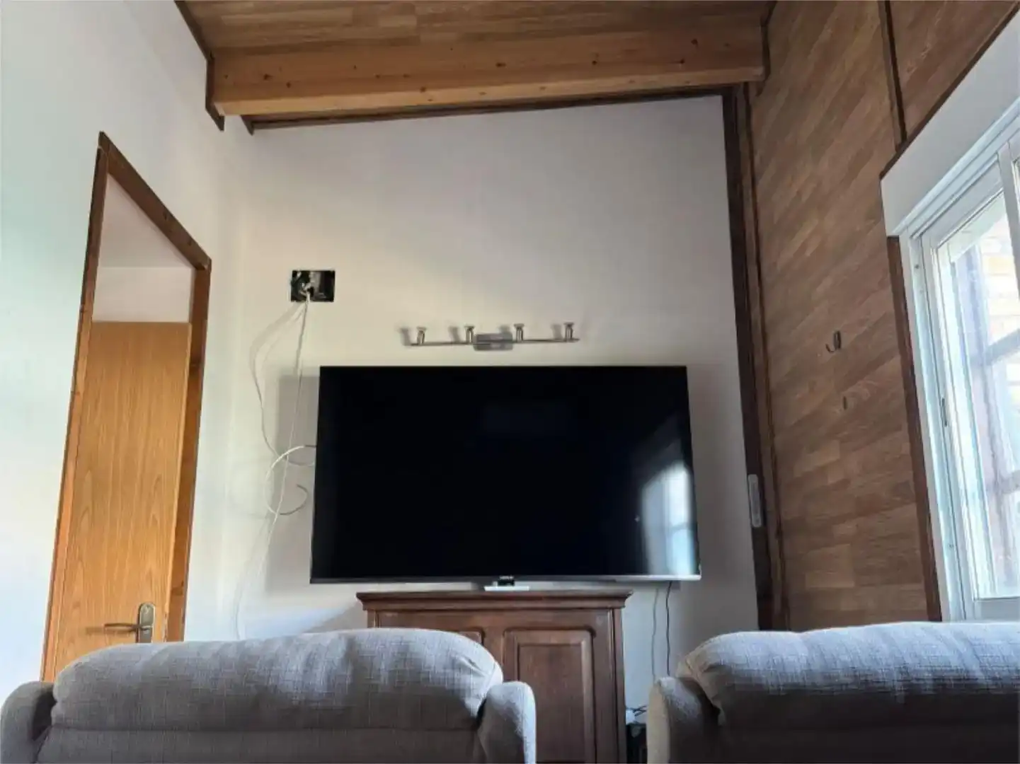 Living room of Flat for sale in Potries  with Air Conditioner, Private garden and Storage room