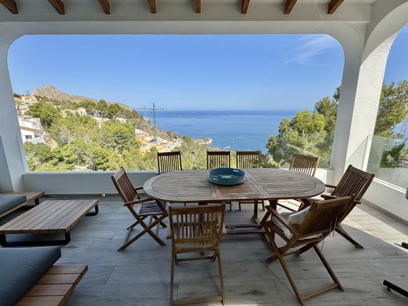 Terrassa de Casa o xalet en venda en Altea amb Aire condicionat, Calefacció i Jardí privat