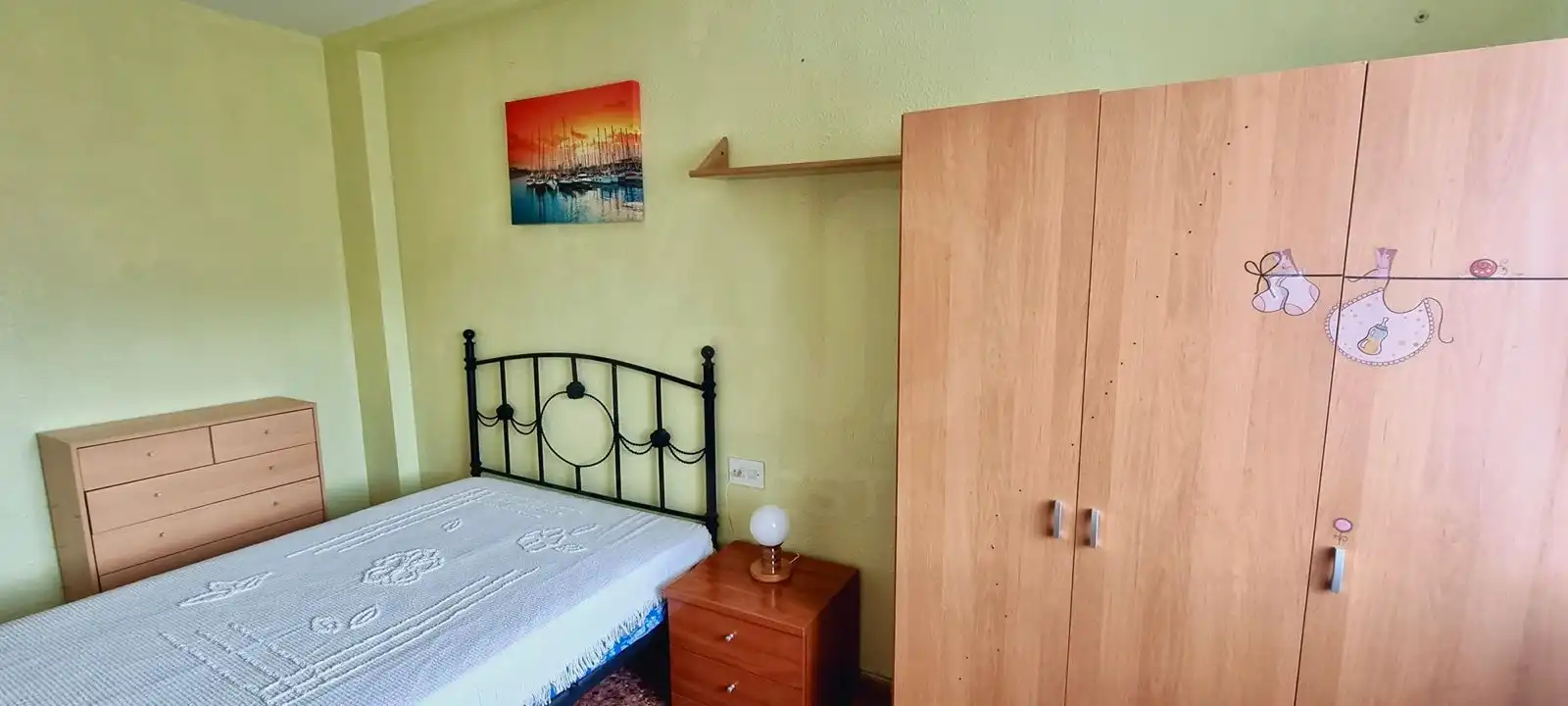 Bedroom of Flat for sale in Biar, Alicante