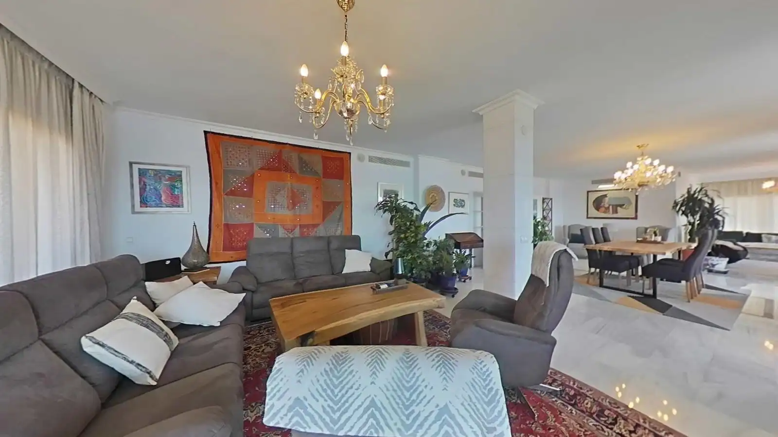Sala d'estar de Apartament en venda en Fuengirola amb Aire condicionat, Calefacció i Terrassa