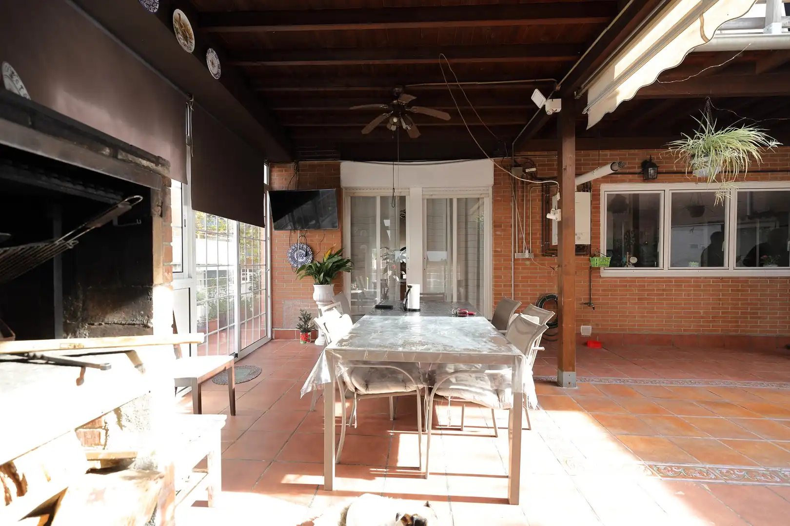 Terrassa de Casa adosada en venda en Sabadell amb Calefacció, Jardí privat i Terrassa