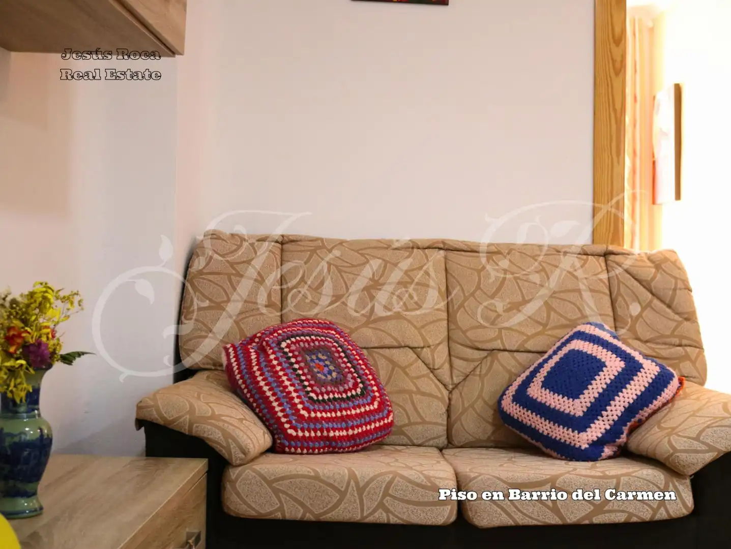 Living room of Flat for sale in Murcia  with Air Conditioner, Heating and Furnished