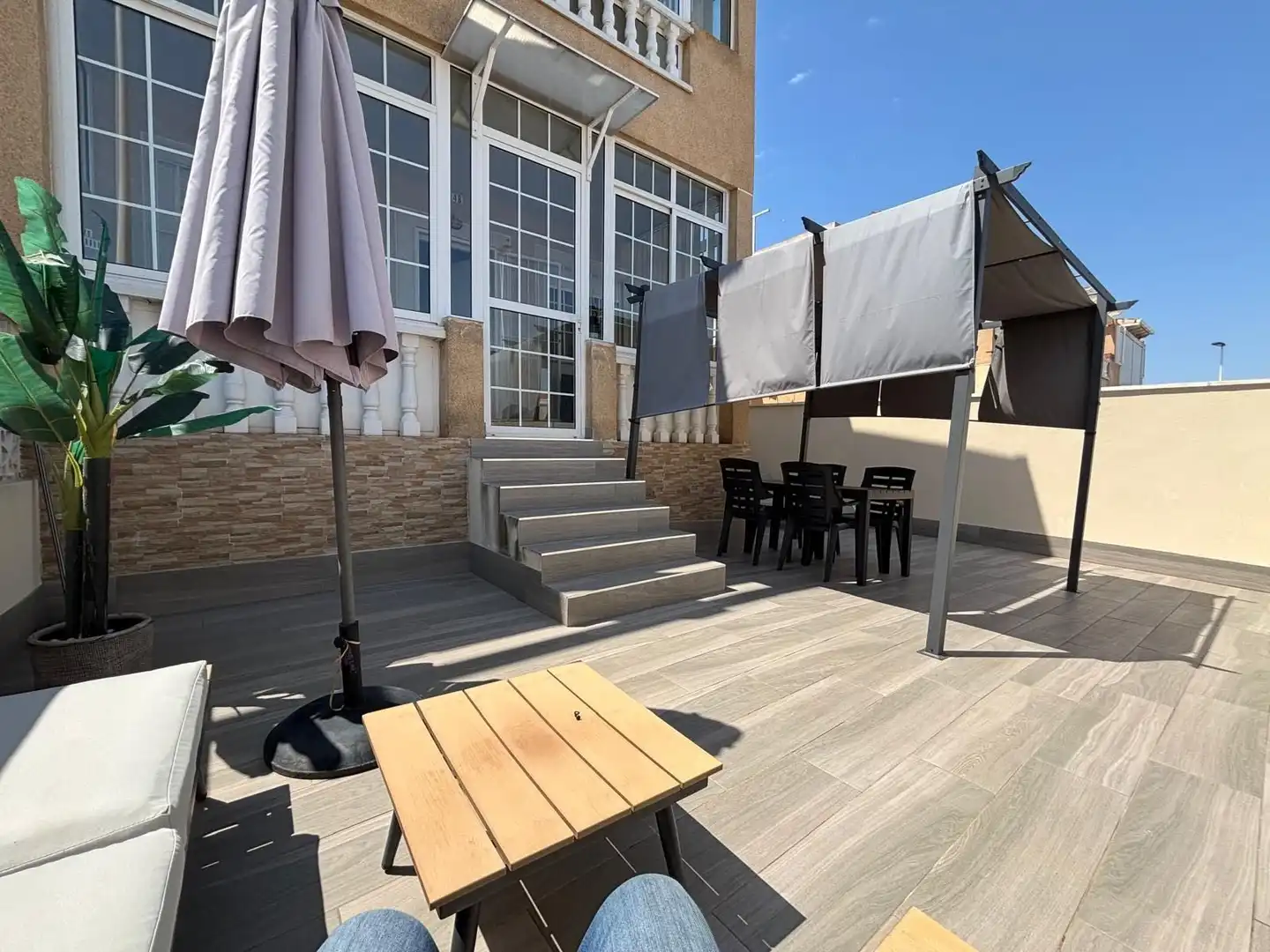 Terraza de Casa o chalet en venta en Torrevieja con Jardín privado y Piscina comunitaria
