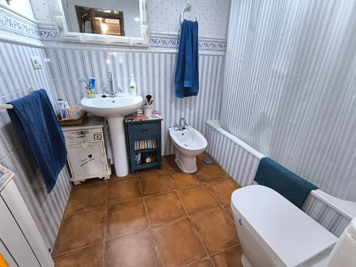 Baño de Casa o chalet en venta en Valoria la Buena con Aire acondicionado, Calefacción y Terraza
