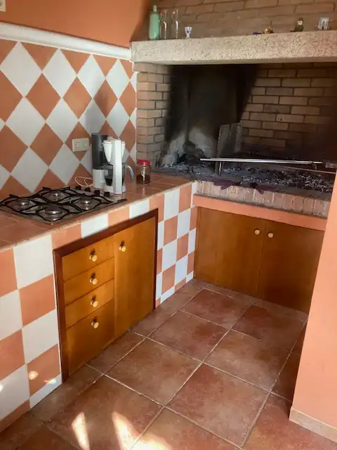 Cocina de Casa o chalet en venta en Carballo con Calefacción, Jardín privado y Parquet