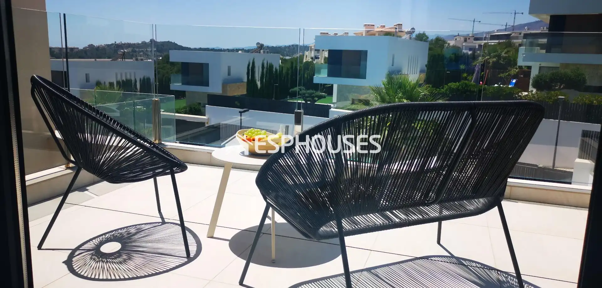 Terraza de Casa adosada en venta en Finestrat con Aire acondicionado, Terraza y Piscina