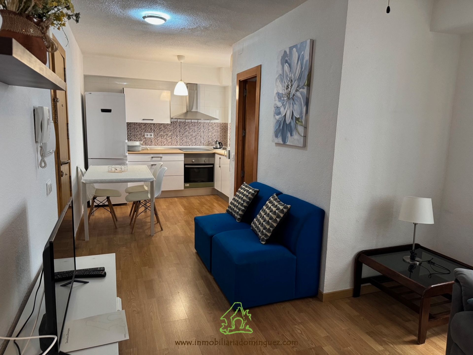 Living room of Apartment to rent in  Murcia Capital  with Air Conditioner, Furnished and Oven
