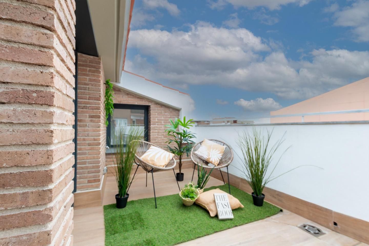 Terrace of Flat for sale in Terrassa  with Terrace and Furnished