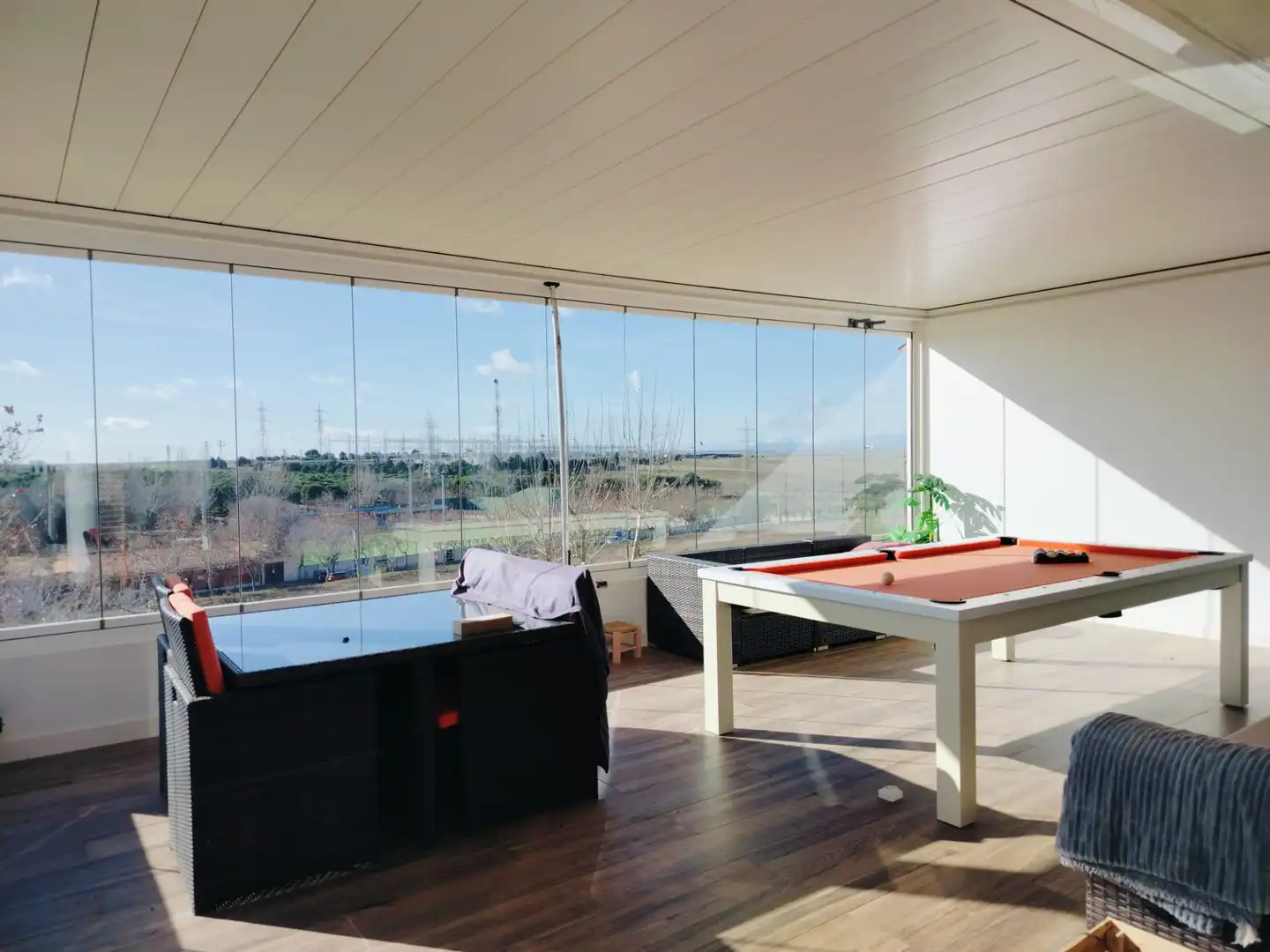 Terraza de Casa adosada en venta en Moraleja de Enmedio con Aire acondicionado, Calefacción y Jardín privado