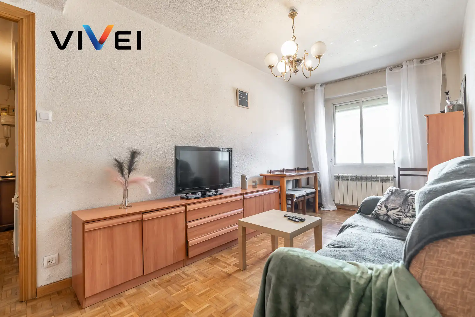 Living room of Flat for sale in Madrid  with Heating and Balcony