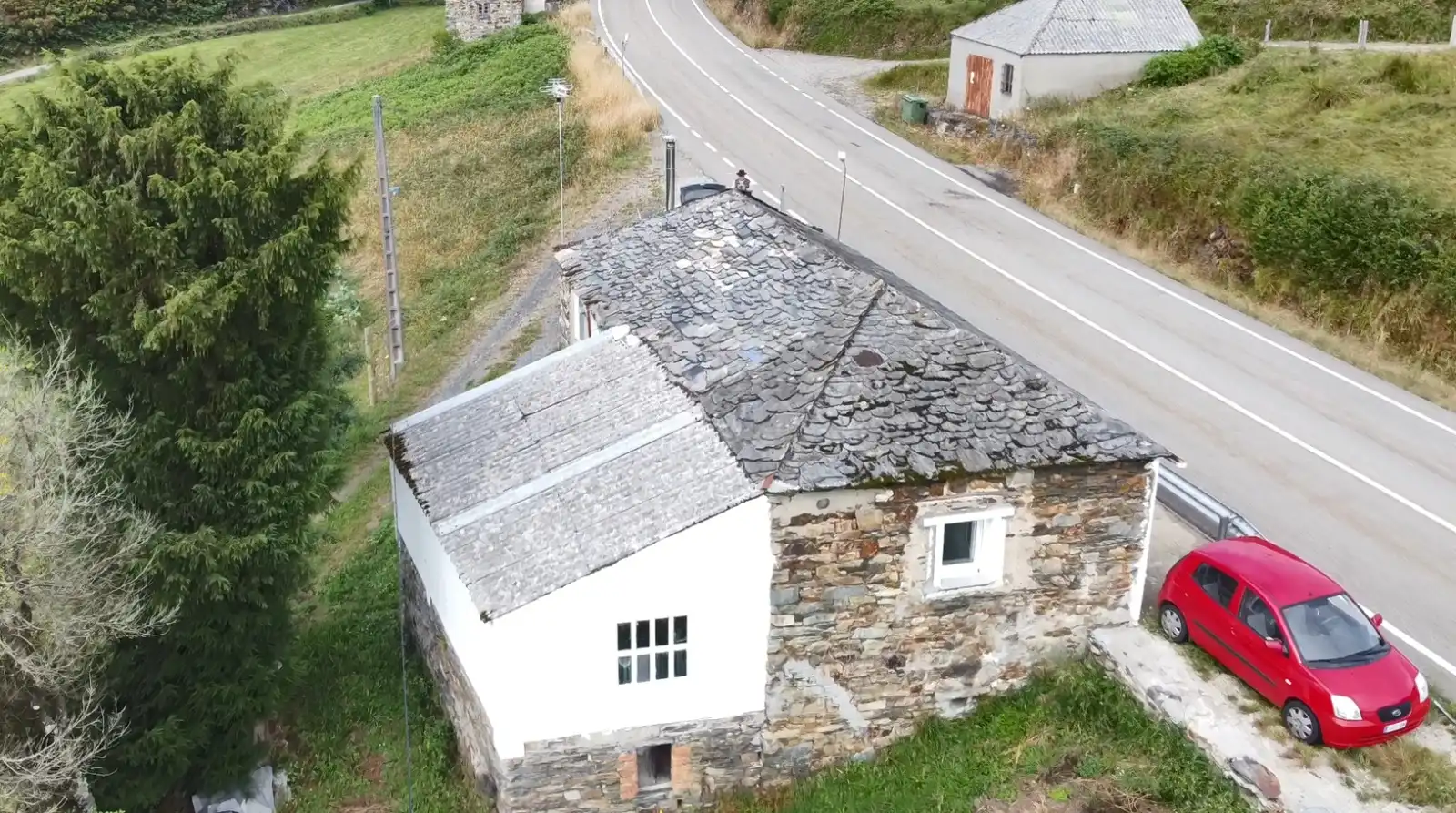 Vista exterior de Finca rústica en venda en Negueira de Muñiz  amb Moblat