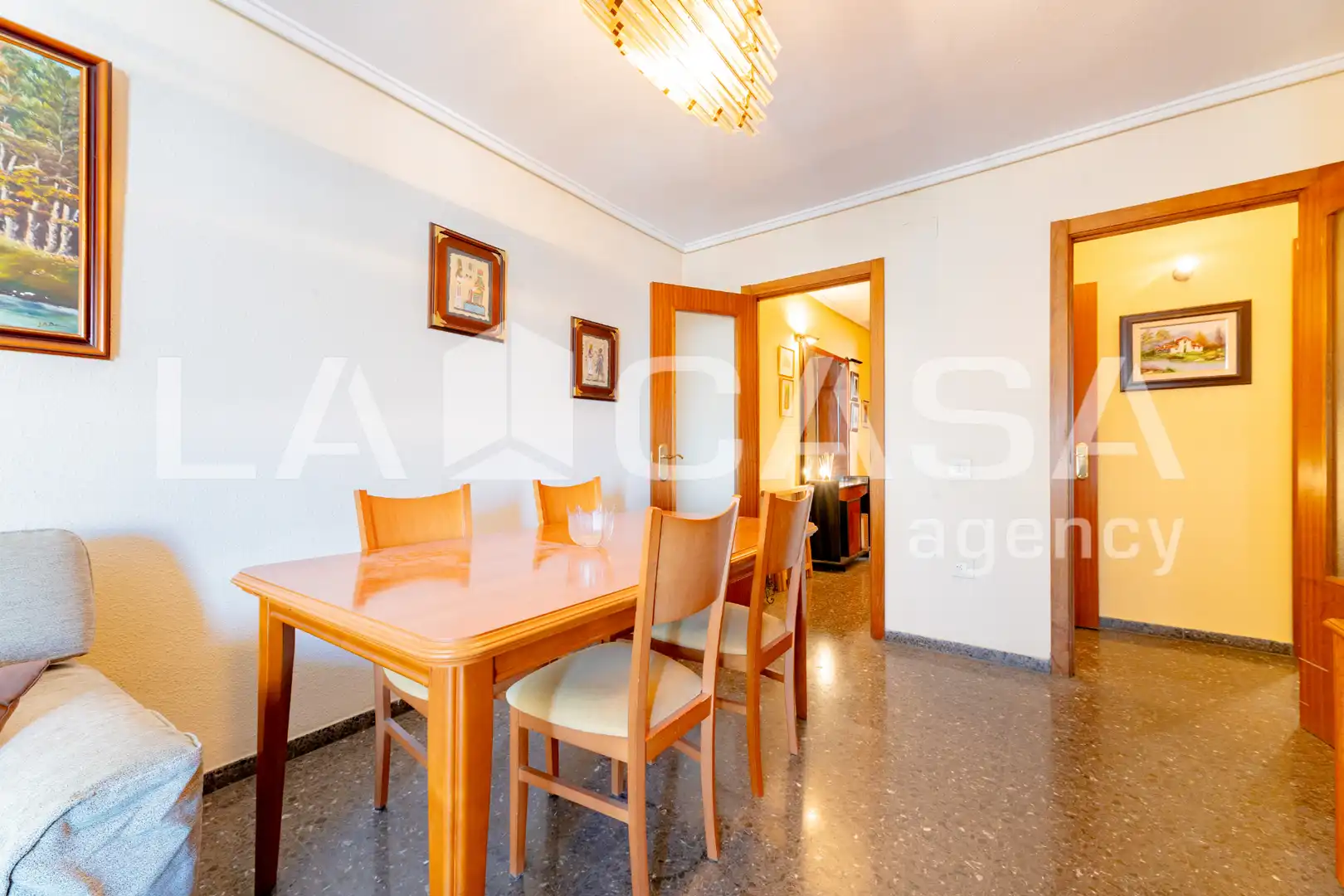 Dining room of Flat for sale in Valencia  with Air Conditioner and Balcony