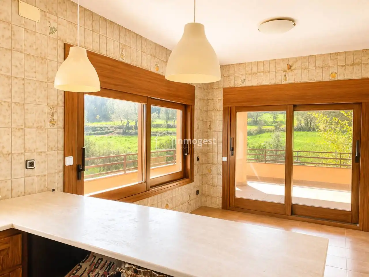 Cocina de Casa o chalet en venta en Cassà de la Selva con Calefacción, Jardín privado y Terraza
