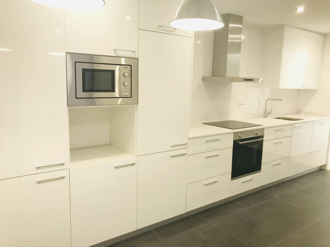 Kitchen of Flat for sale in  Barcelona Capital  with Parquet flooring