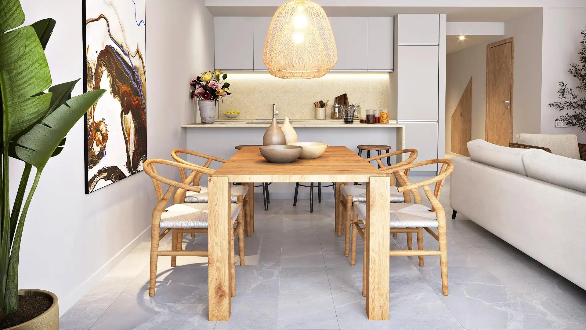 Comedor de Casa adosada en venta en Artà con Terraza