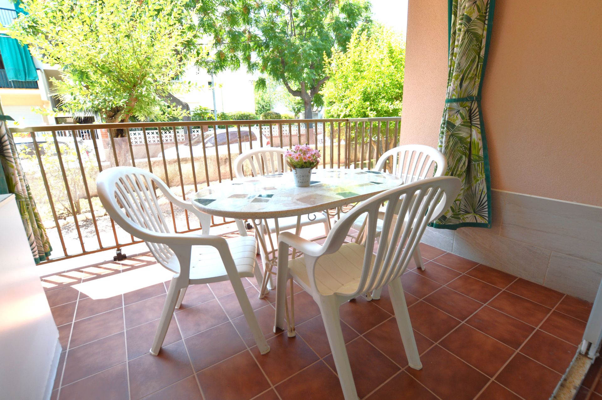Terrace of Flat for sale in Vilanova i la Geltrú  with Air Conditioner, Parquet flooring and Terrace