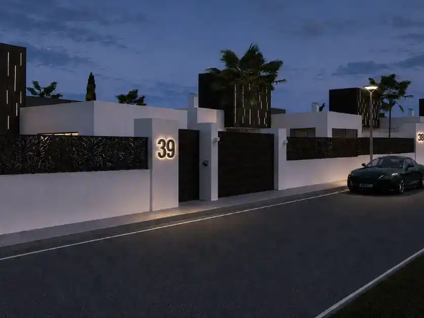 Vista exterior de Casa o xalet en venda en Mijas amb Aire condicionat i Piscina