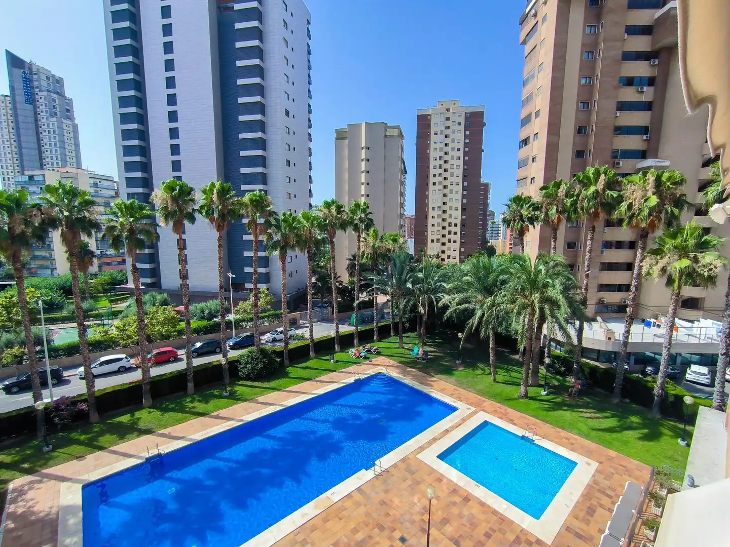 Piscina de Apartament en venda en Benidorm amb Calefacció, Moblat i Piscina comunitària