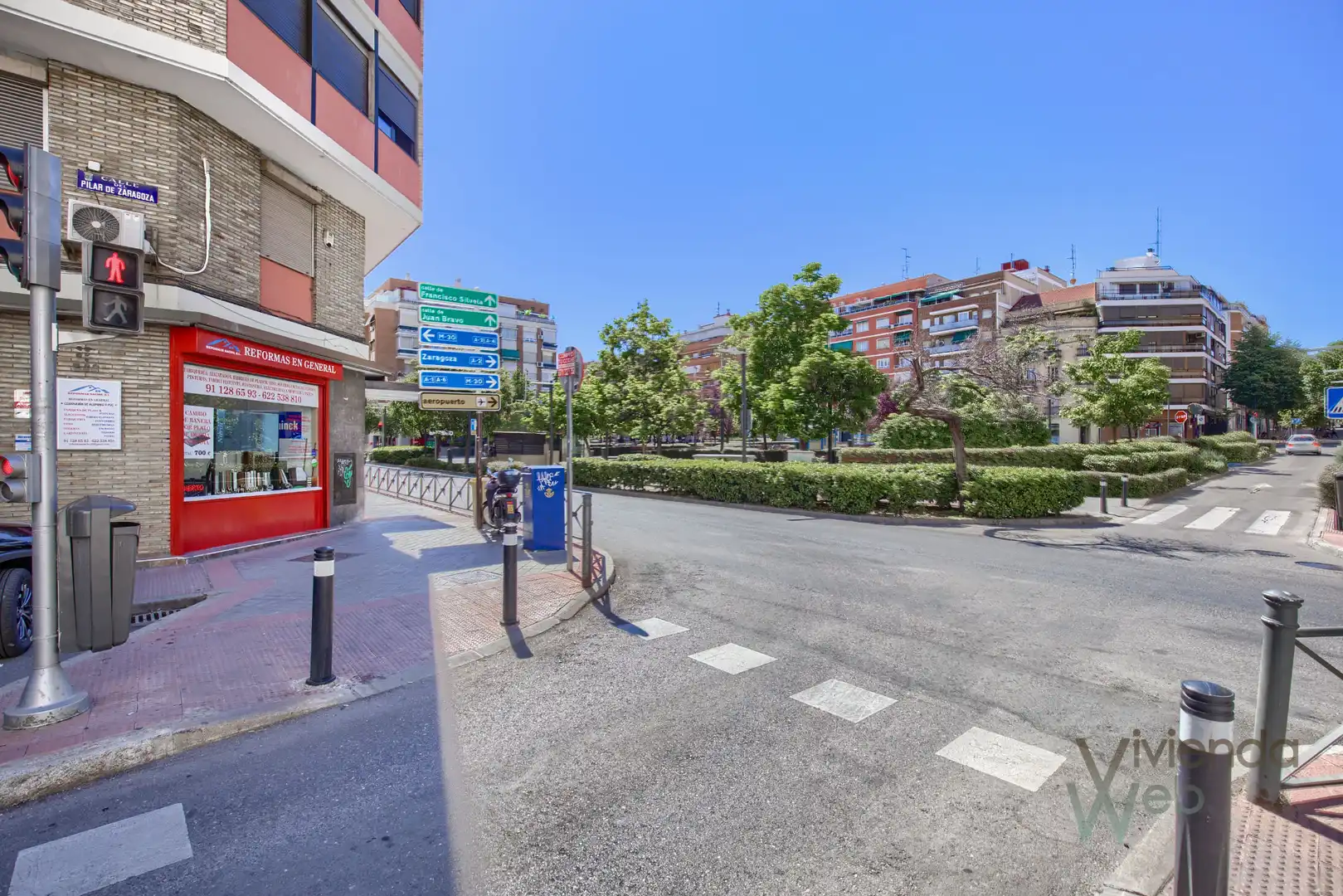 Vista exterior de Pis de lloguer en Madrid amb Aire condicionat, Calefacció i Jardí privat