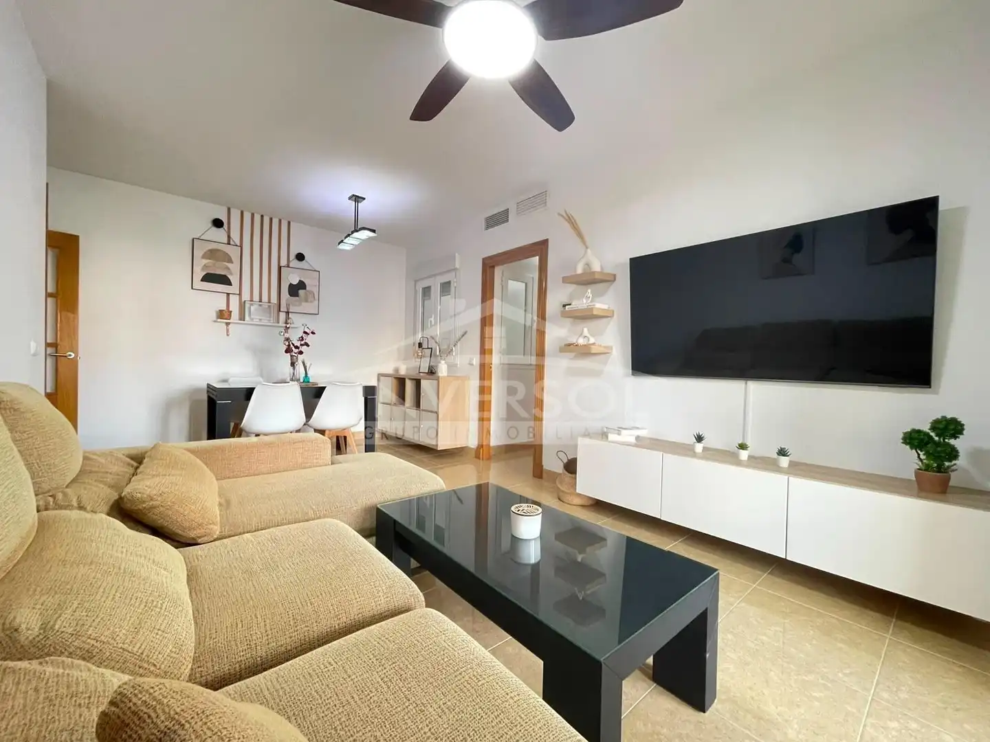 Sala d'estar de Pis en venda en El Ejido amb Aire condicionat, Calefacció i Terrassa