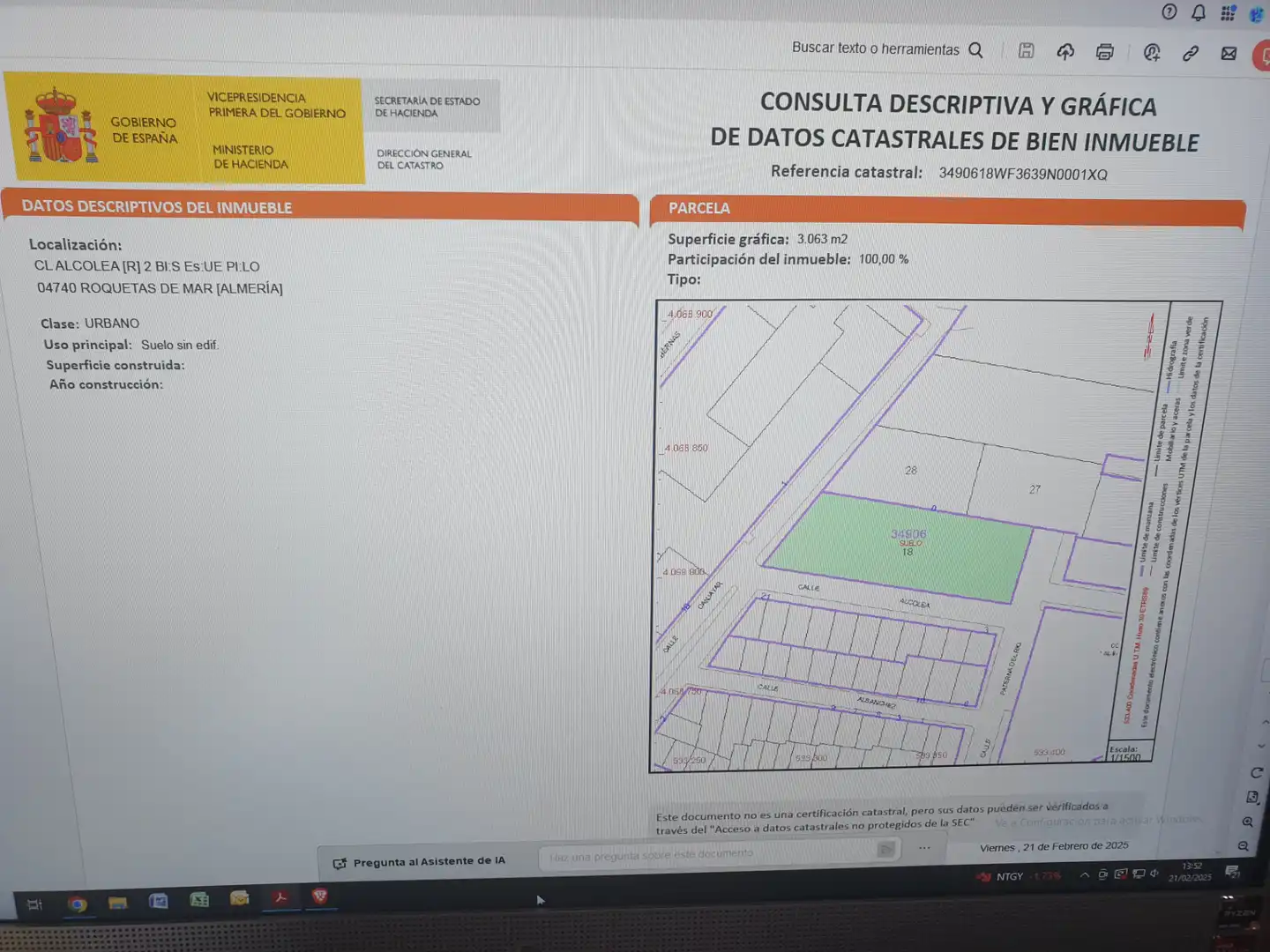 Terrain résidentiel à vendre à Calle Alcolea 17, imagen 6