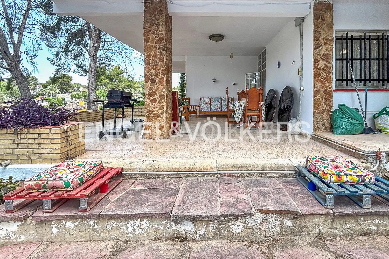 Terrace of Houses for rent in Paterna  with Air Conditioner, Heating and Private garden