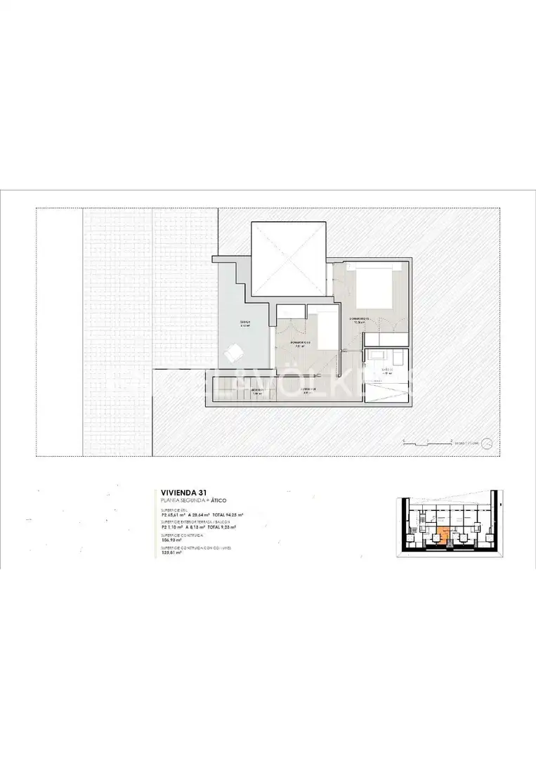 Maisonette zum Verkauf in Godella mit Klimaanlage, Heizung und Terrasse