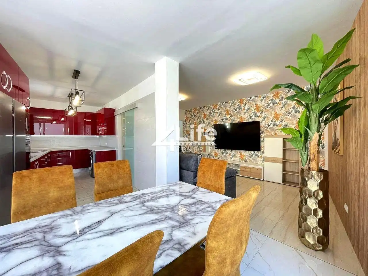 Sala de estar de Casa o chalet de alquiler en San Miguel de Abona con Aire acondicionado, Terraza y Amueblado