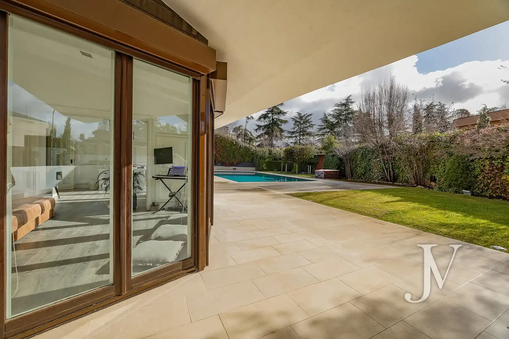 Jardín de Casa o chalet en venta en Madrid con Aire acondicionado, Calefacción y Jardín privado