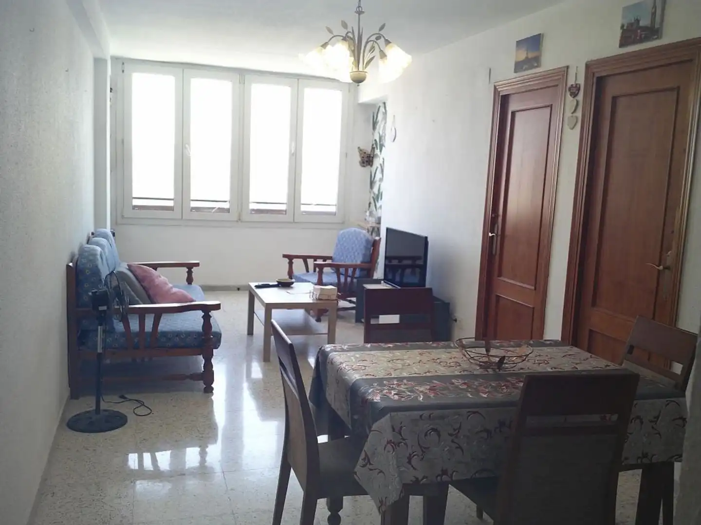 Living room of Flat for sale in Vera  with Furnished