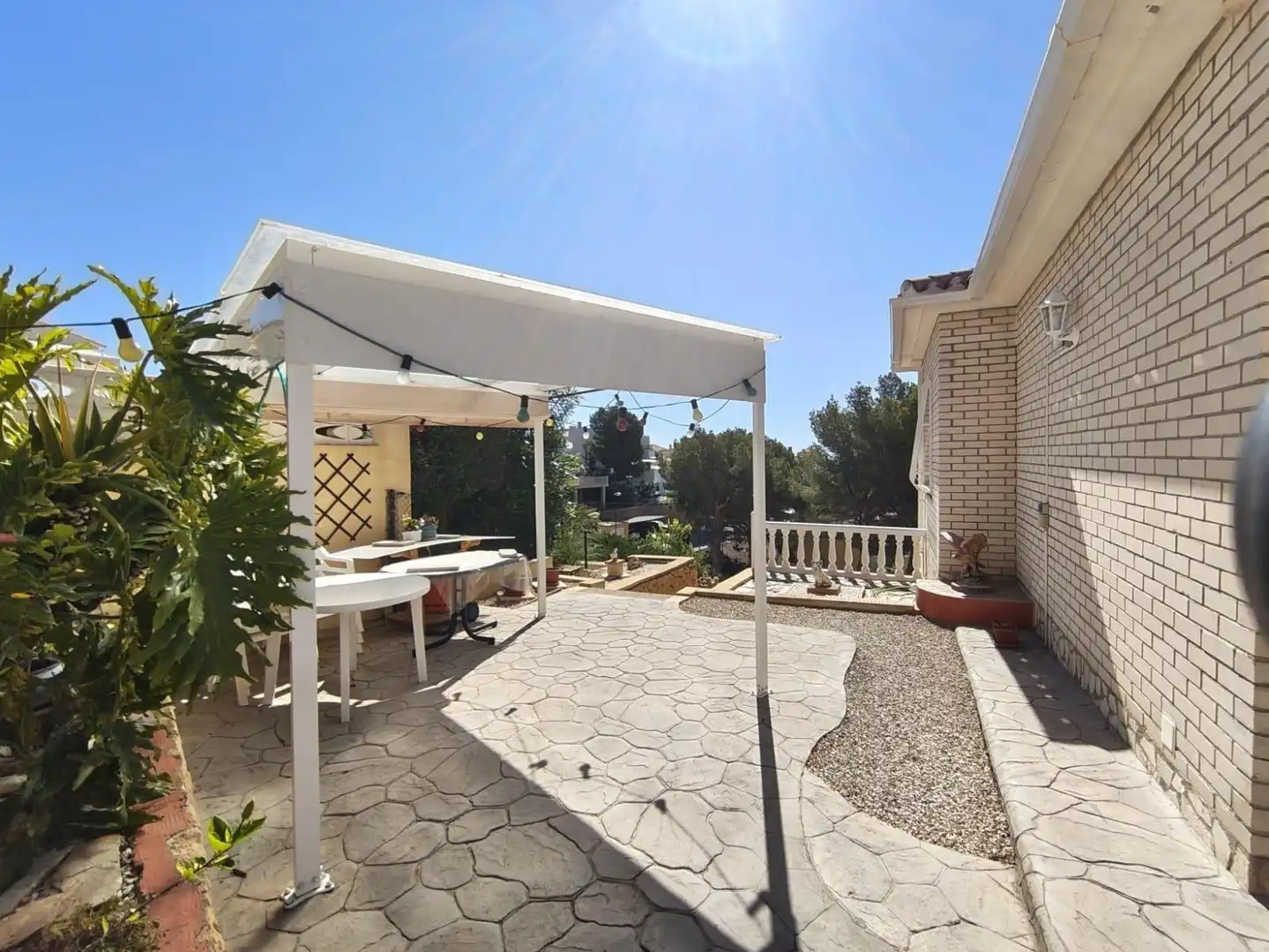 Terrassa de Casa o xalet en venda en La Nucia amb Aire condicionat, Jardí privat i Terrassa