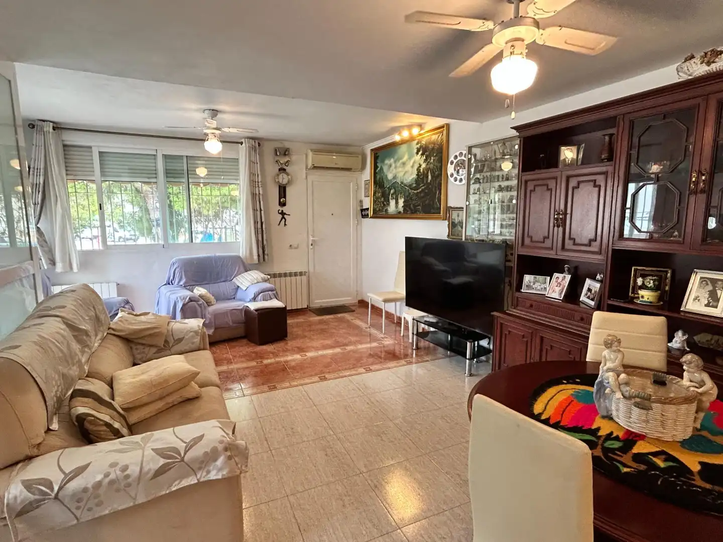 Living room of Houses for sale in Beniarjó  with Air Conditioner, Heating and Terrace