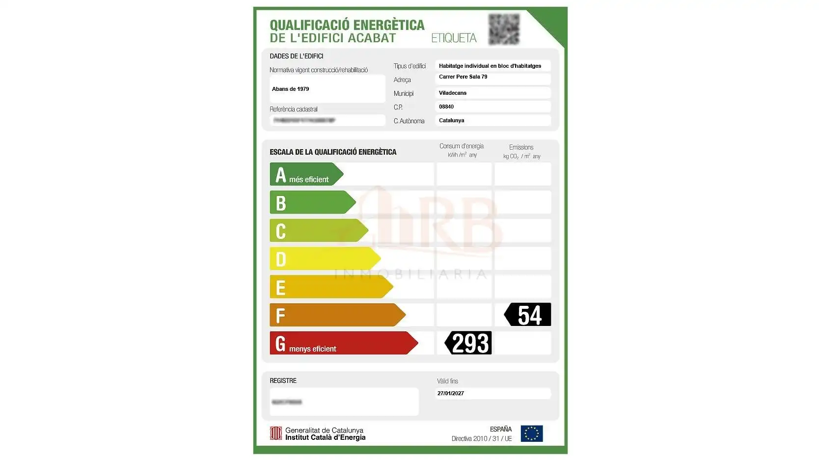 Vista exterior de Piso en venta en Viladecans con Balcón
